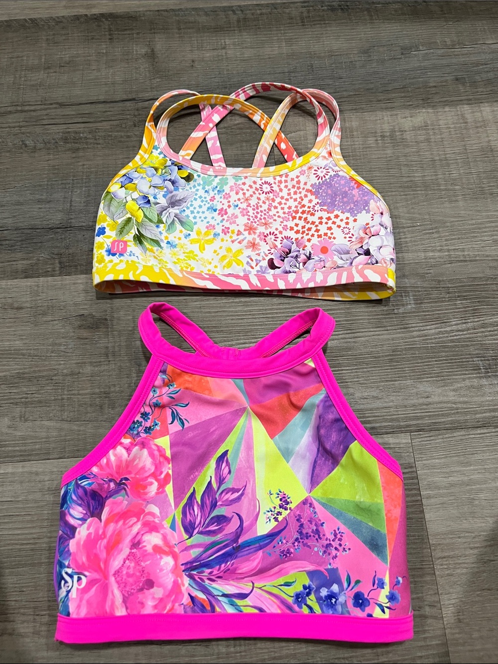 Sylvia P crop tops size XS Touch of Rio lot of 2 - Picture 1 of 6